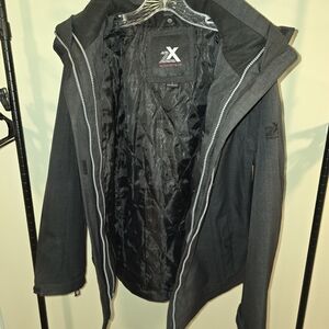 Zeroxposur womans large black coat